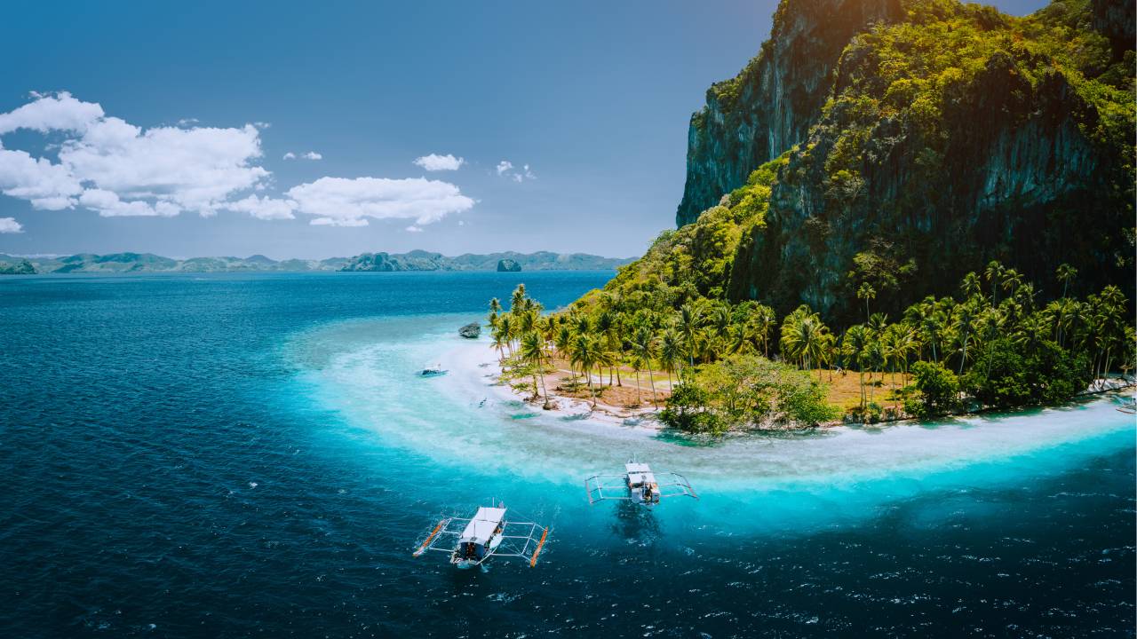Pinagbuyutan Island, a Palawan, nelle Filippine