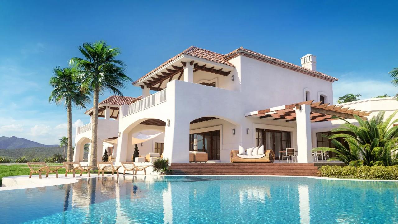 Villa con piscina all’estero